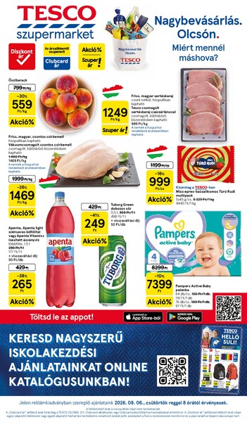 Aktuális Tesco akciós újság