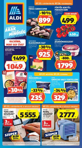 Aktuális Aldi akciós újság