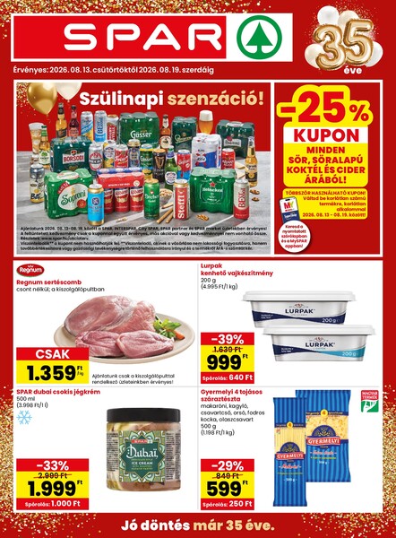 Aktuális Spar akciós újság