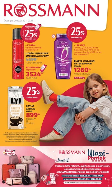 Aktuális Rossmann akciós újság
