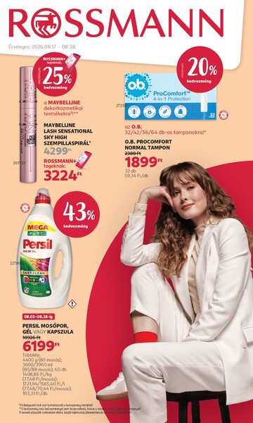 Aktuális Rossmann akciós újság