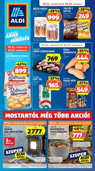 Aktuális Aldi akciós újság