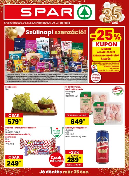 Aktuális Spar akciós újság