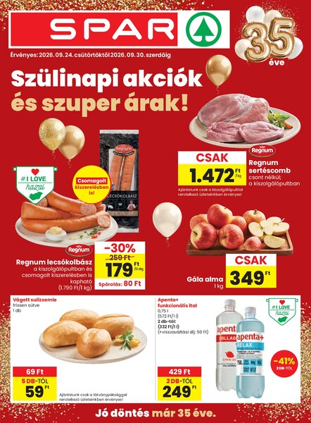 Aktuális Spar akciós újság