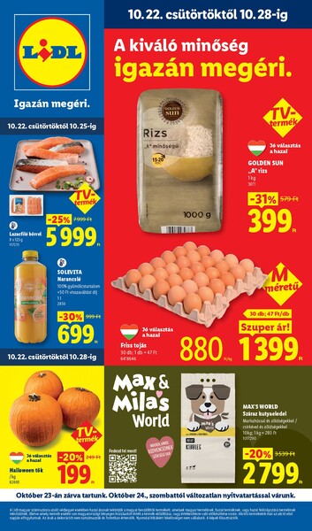 Aktuális Lidl akciós újság