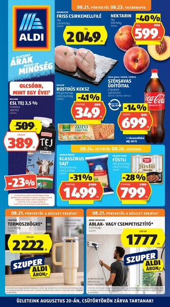 Aktuális Aldi akciós újság