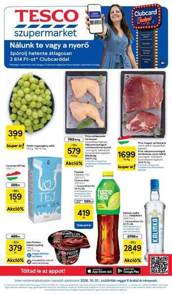 Aktuális Tesco akciós újság