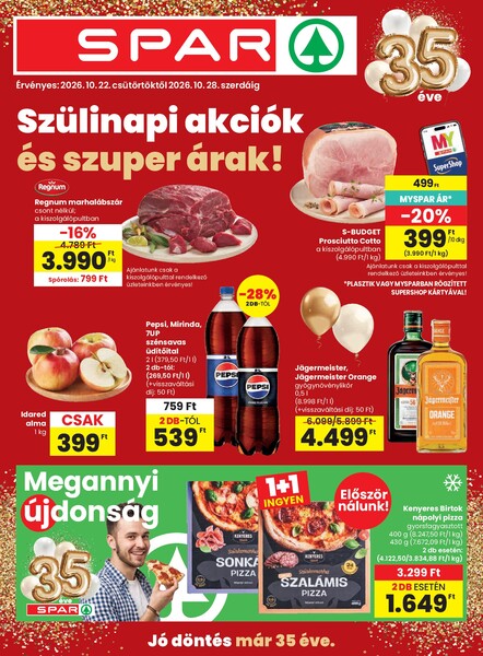 Aktuális Spar akciós újság