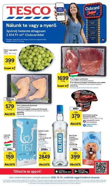 Aktuális Tesco akciós újság