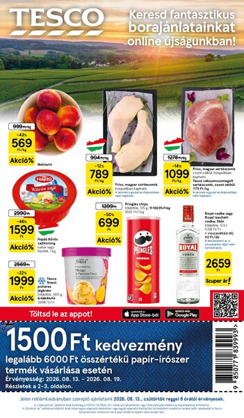 Aktuális Tesco akciós újság