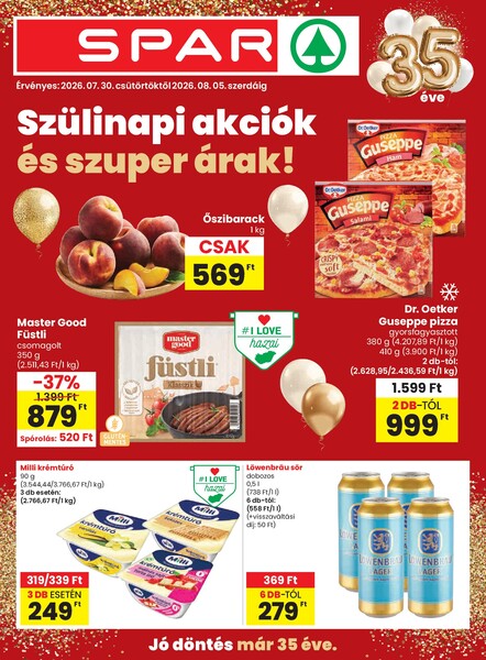 Aktuális Spar akciós újság
