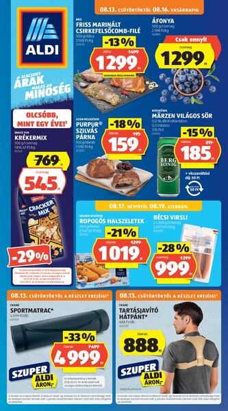 Aktuális Aldi akciós újság