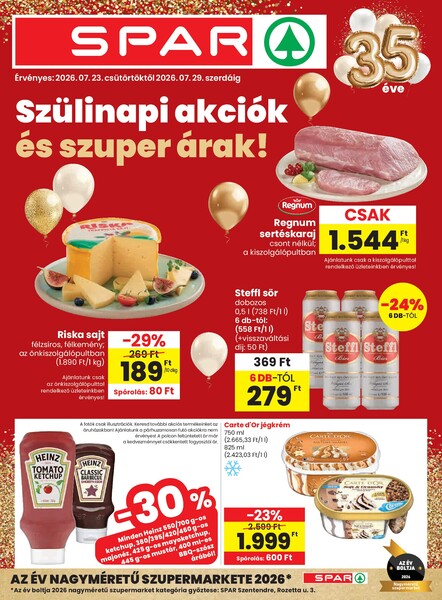 Aktuális Spar akciós újság