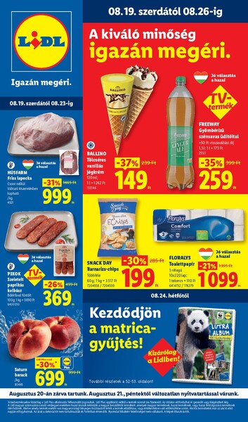 Aktuális Lidl akciós újság