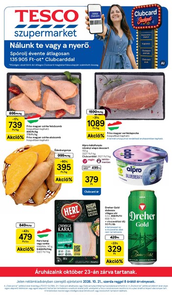 Aktuális Tesco akciós újság